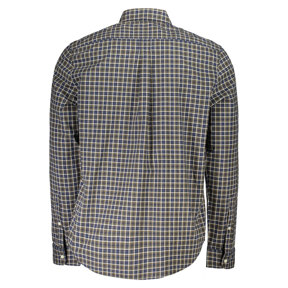 Timberland Blu Cotton Men Shirt | Regal Royce