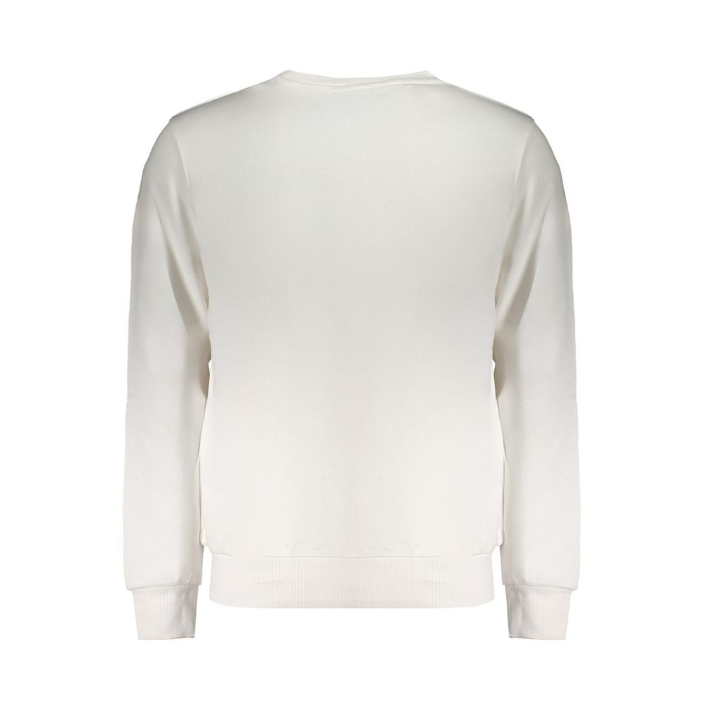 North Sails White Cotton Men Sweatshirt | Regal Royce
