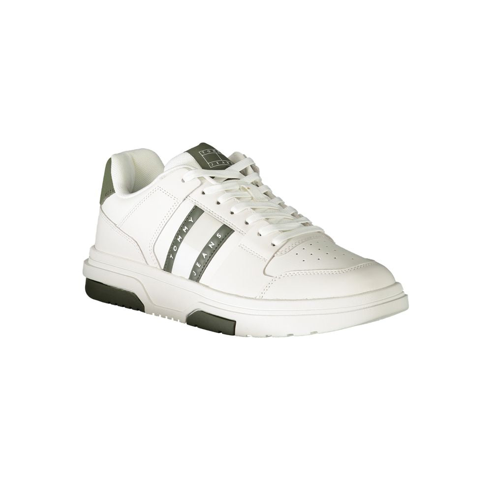 Tommy Hilfiger White Polyethylene Men Sneaker | Regal Royce