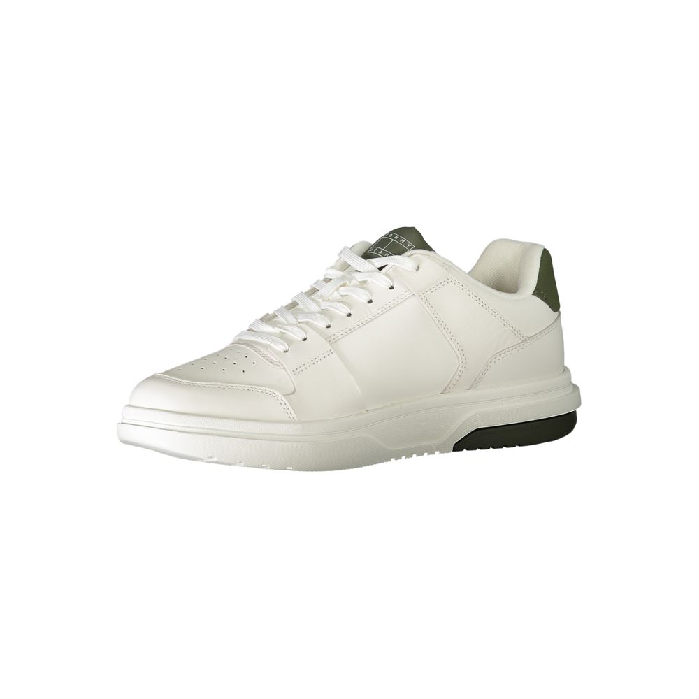 Tommy Hilfiger White Polyethylene Men Sneaker | Regal Royce