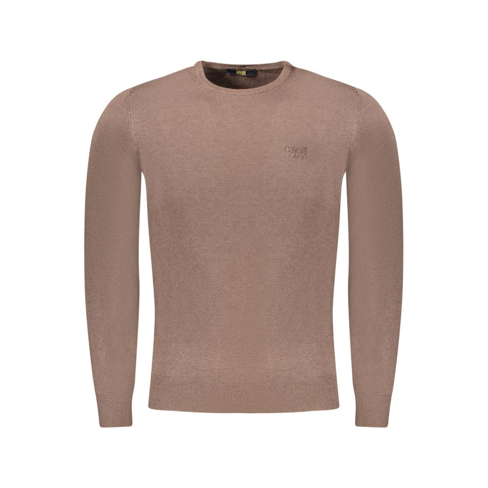 Cavalli Class Marrone Viscose Men's Sweater | Regal Royce