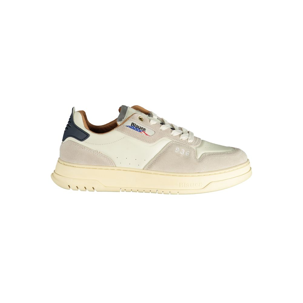 Blauer Bianco Poliuretano Men Sneaker | Regal Royce