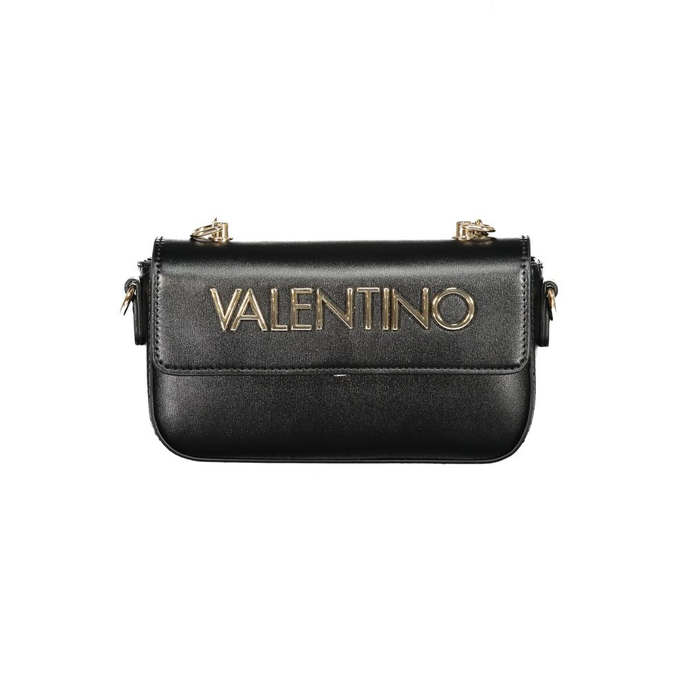 Mario Valentino Nero Polyurethane Women Shoulder Bag | Regal Royce