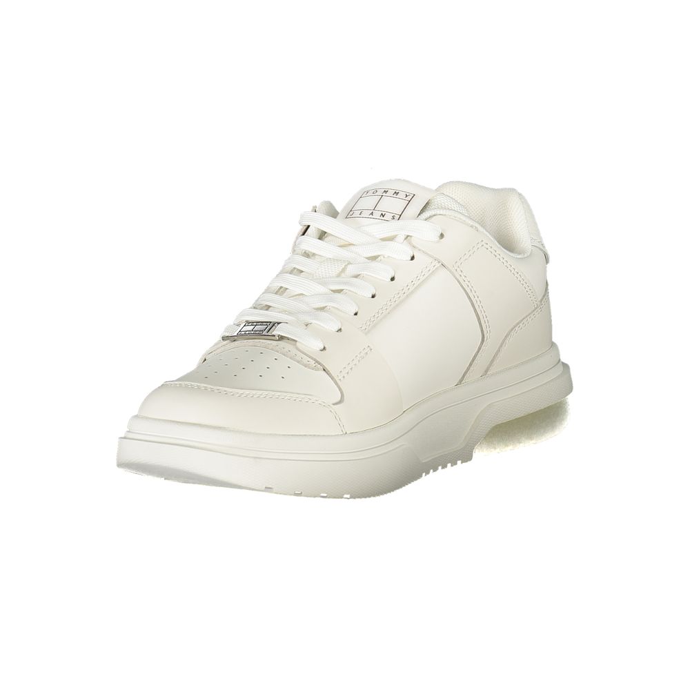 Tommy Hilfiger Bianco Polyurethane Women Sneaker | Regal Royce