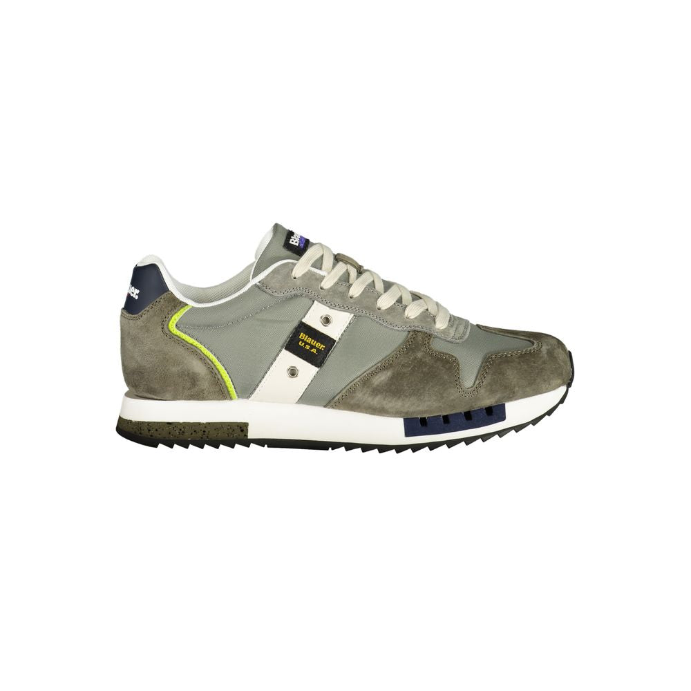 Blauer Verde Polyurethane Men Sneaker | Regal Royce