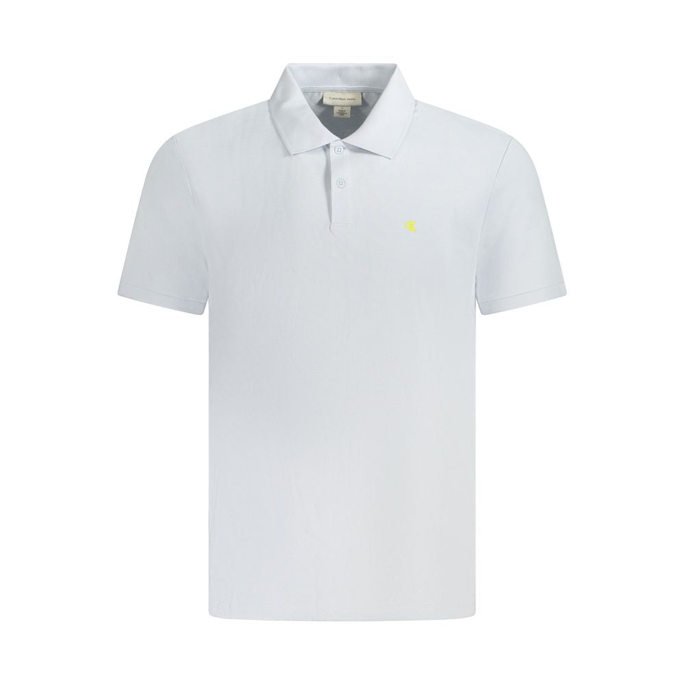 Calvin Klein Azzurro Cotton Mens Polo | Regal Royce