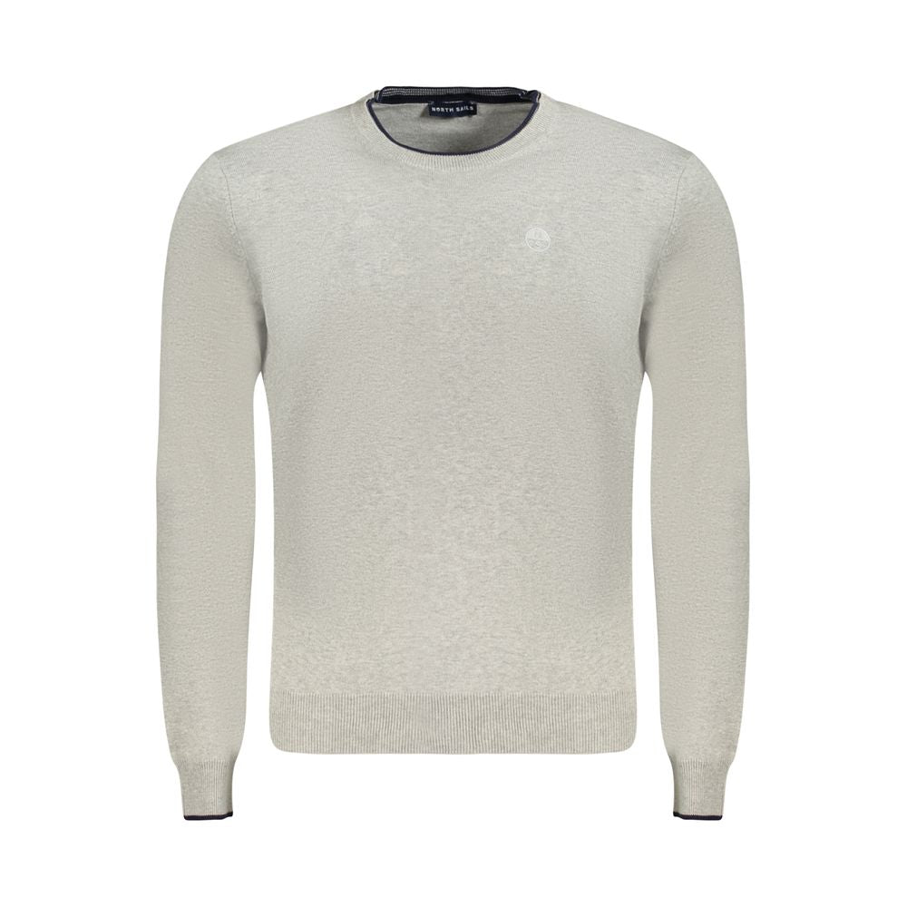 North Sails Grigio Cotton Mens Sweater | Regal Royce