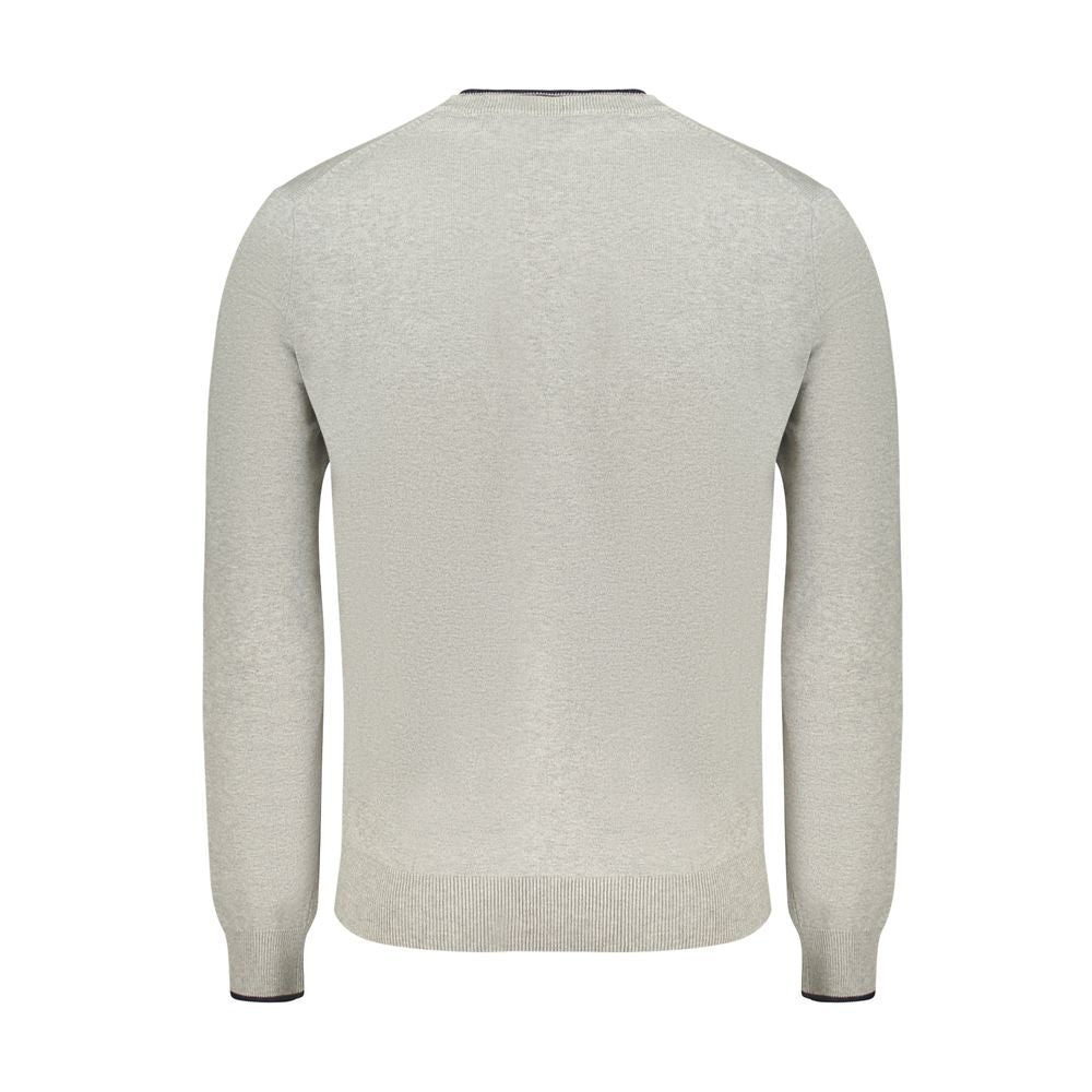 North Sails Grigio Cotton Mens Sweater | Regal Royce