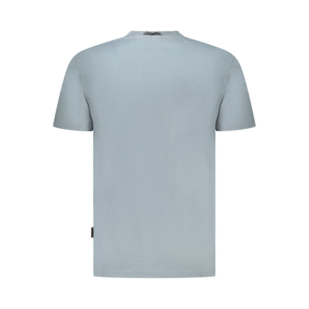 Napapijri Grigio Organic Cotton Men T-Shirt | Regal Royce