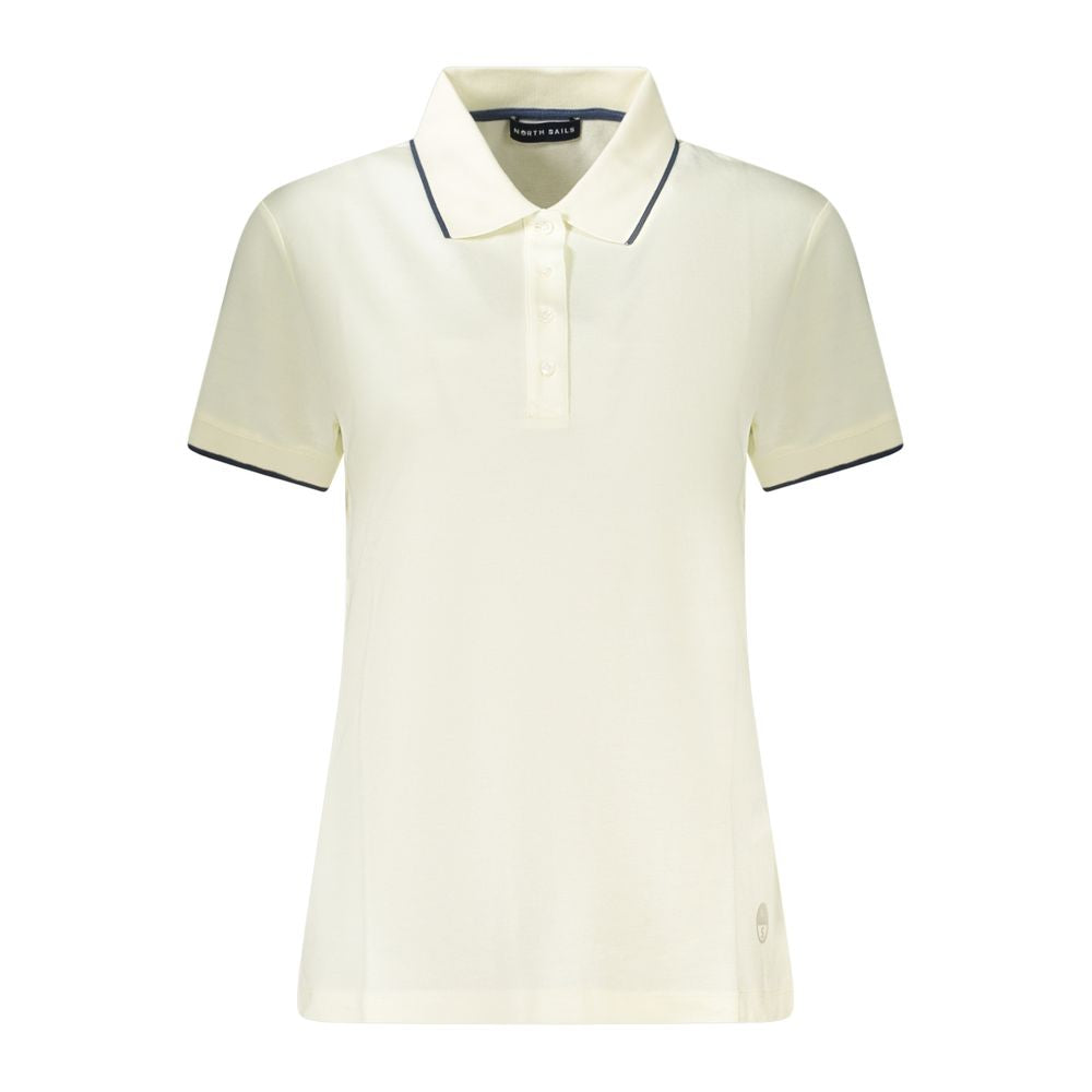 North Sails White Cotton Women Polo Shirt | Regal Royce