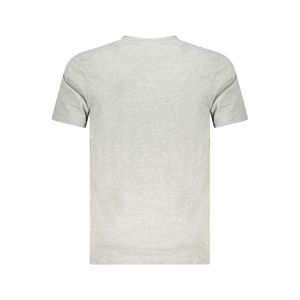 Cavalli Class Grigio Cotton Men T-Shirt | Regal Royce