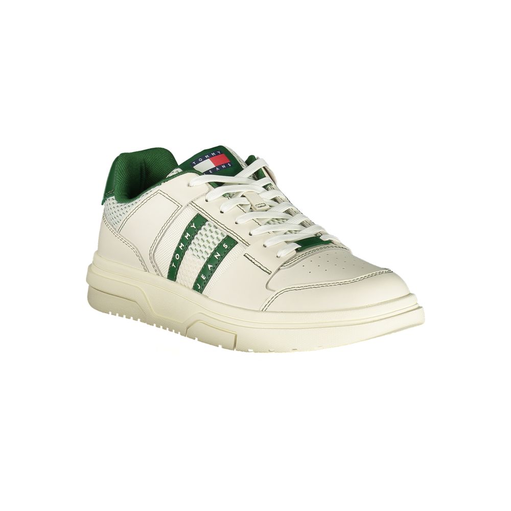 Tommy Hilfiger Green Leather Men Sneaker | Regal Royce