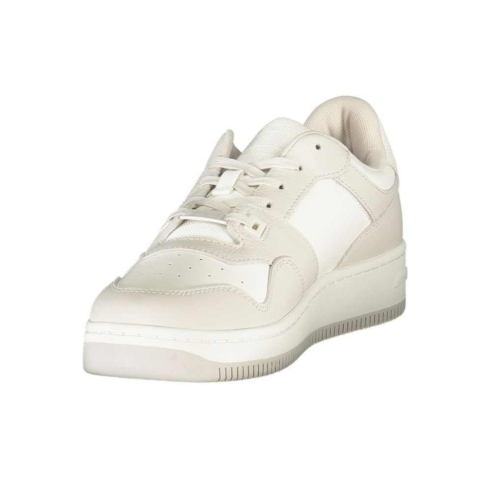Tommy Hilfiger White Leather Men Sneaker | Regal Royce