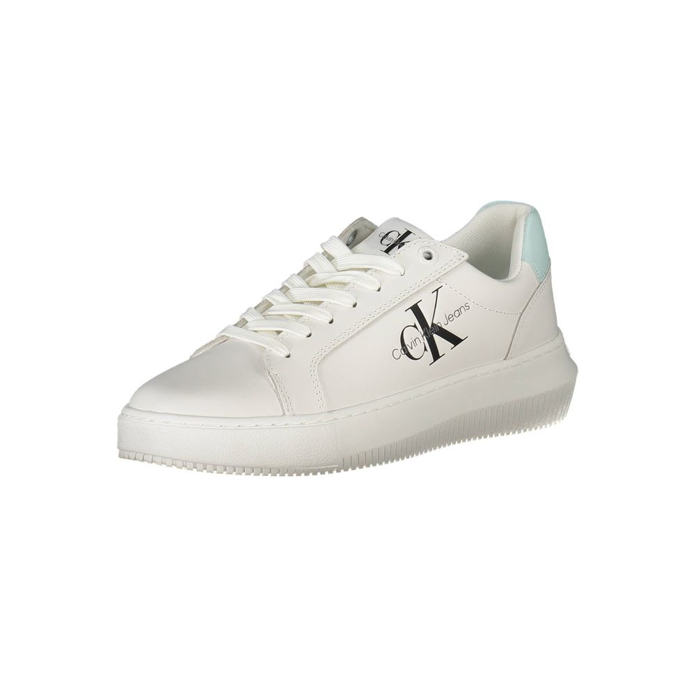 Calvin Klein Bianco Leather Women Sneaker | Regal Royce