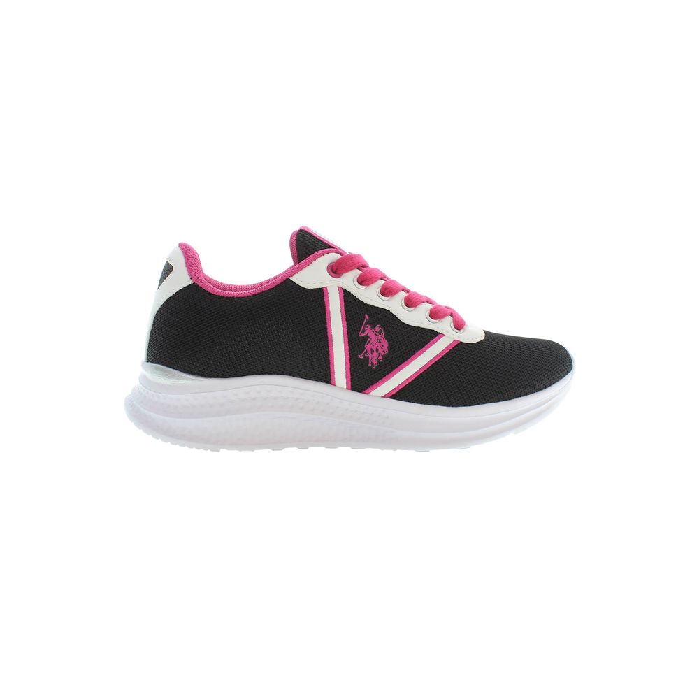 U.S. POLO ASSN. Black Polyester Women Sneaker | Regal Royce