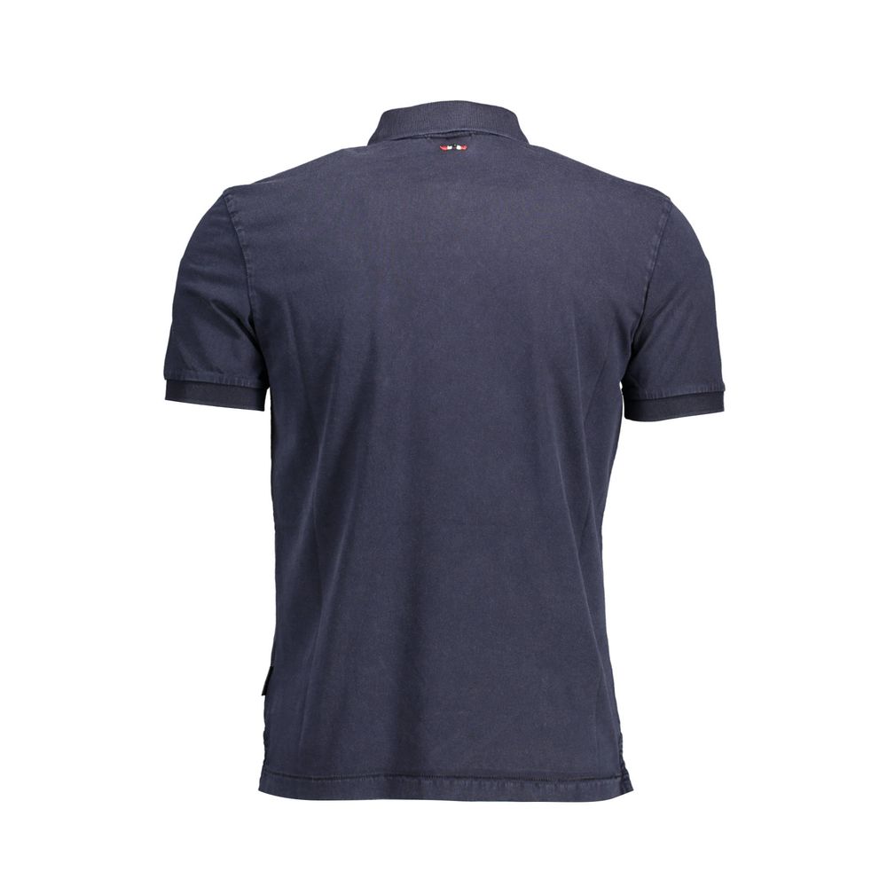 Napapijri Blu Cotton Men Polo | Regal Royce