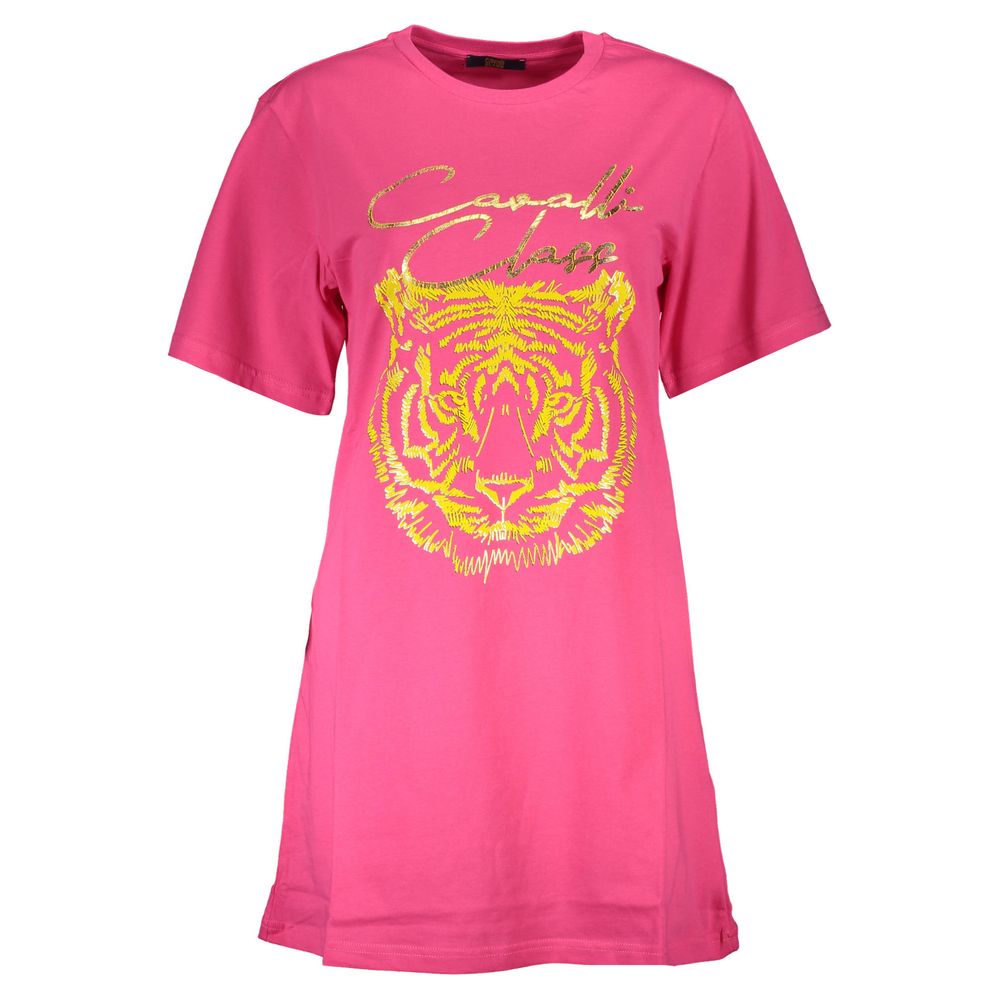 Cavalli Class Rosa Cotton Women T-Shirt | Regal Royce