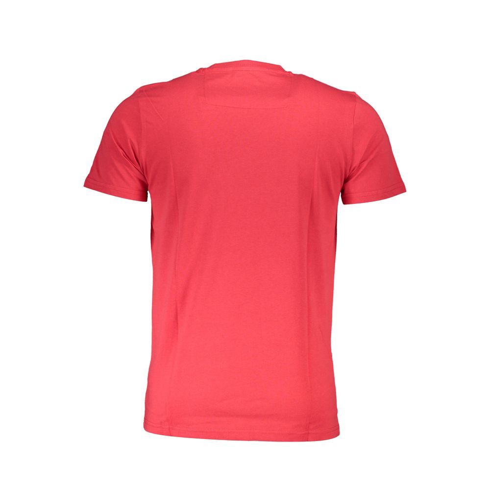 Cavalli Class Rosso Cotton Mens T-Shirt | Regal Royce