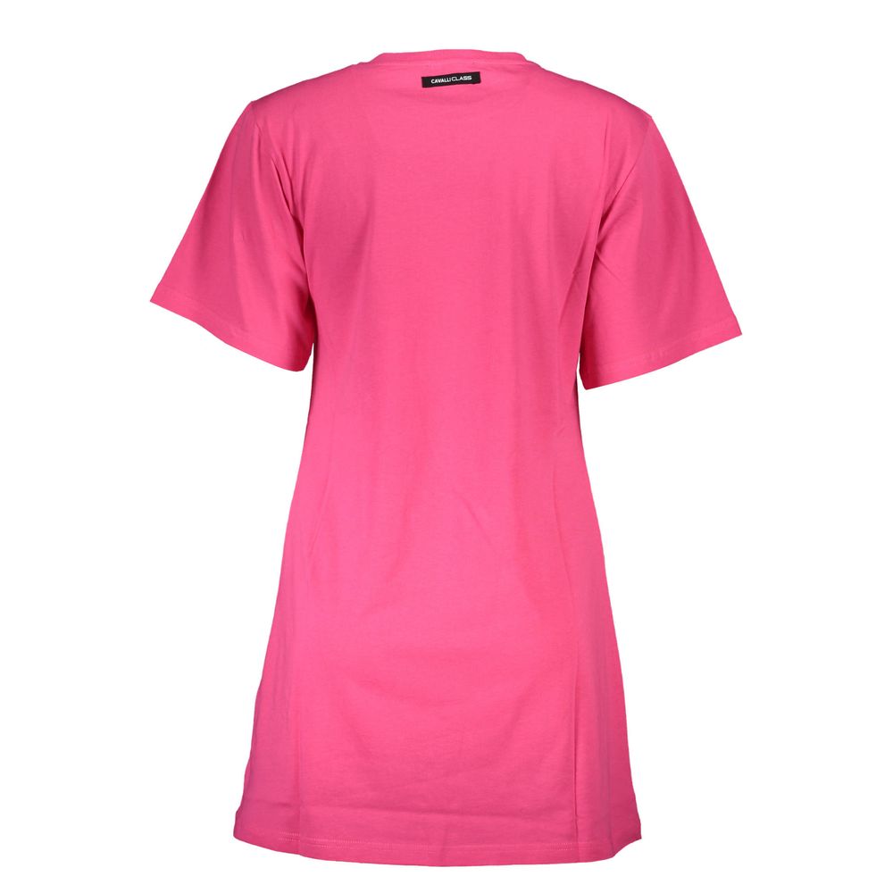Cavalli Class Rosa Cotton Women T-Shirt | Regal Royce