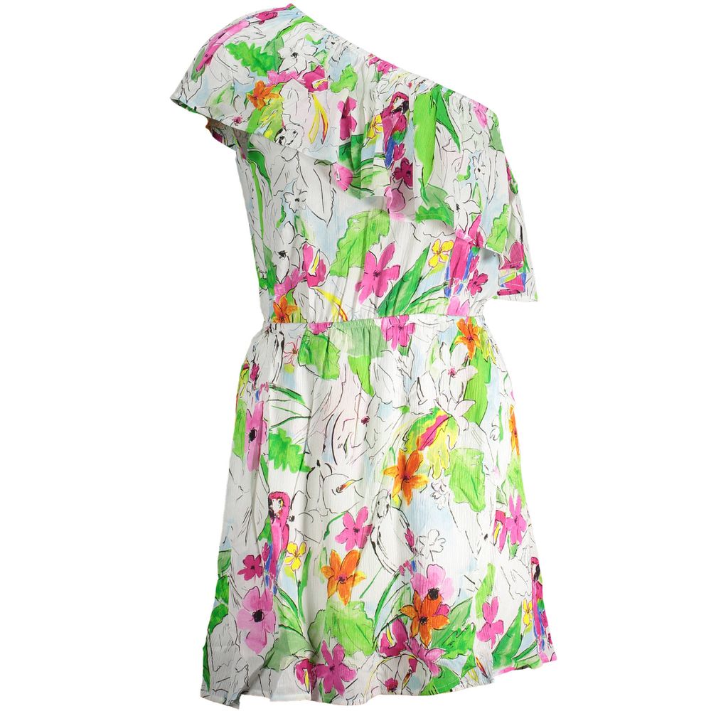Desigual White Viscose Women Dress | Regal Royce