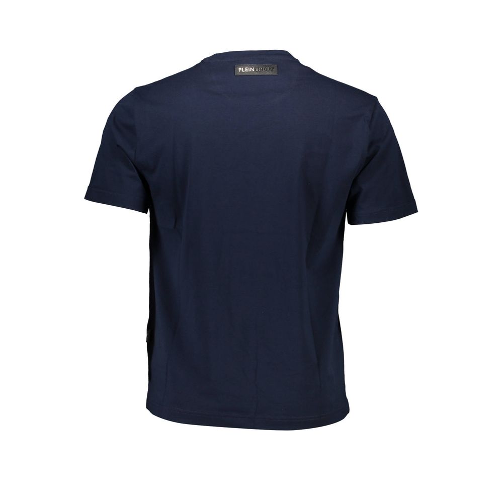 Plein Sport Blue Cotton Men's T-Shirt | Regal Royce