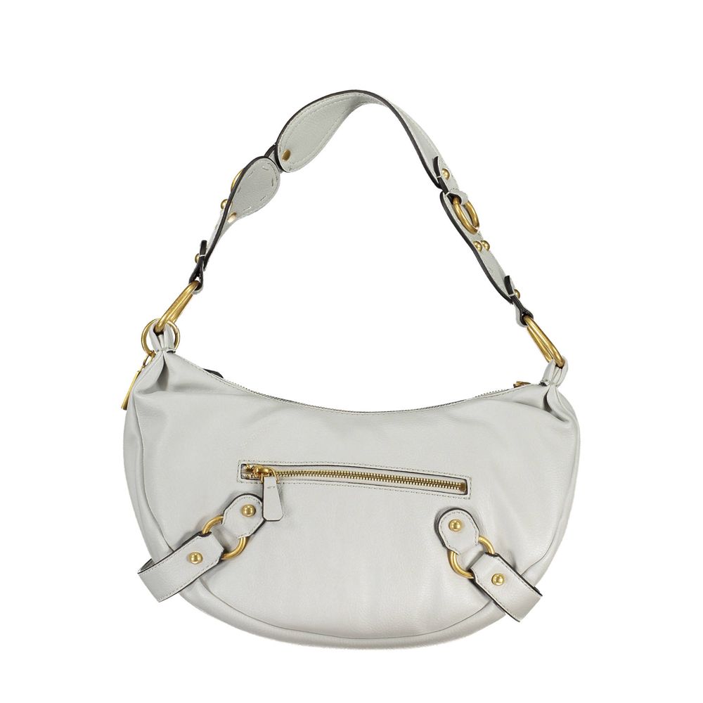 Guess Jeans Grigio Polyurethane Women Shoulder Bag | Regal Royce