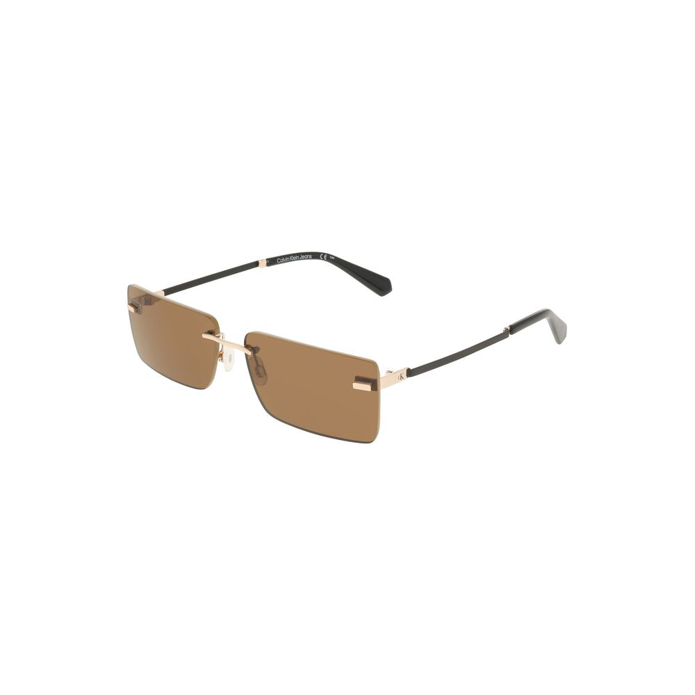 Calvin Klein Beige Metal Women Sunglasses | Regal Royce