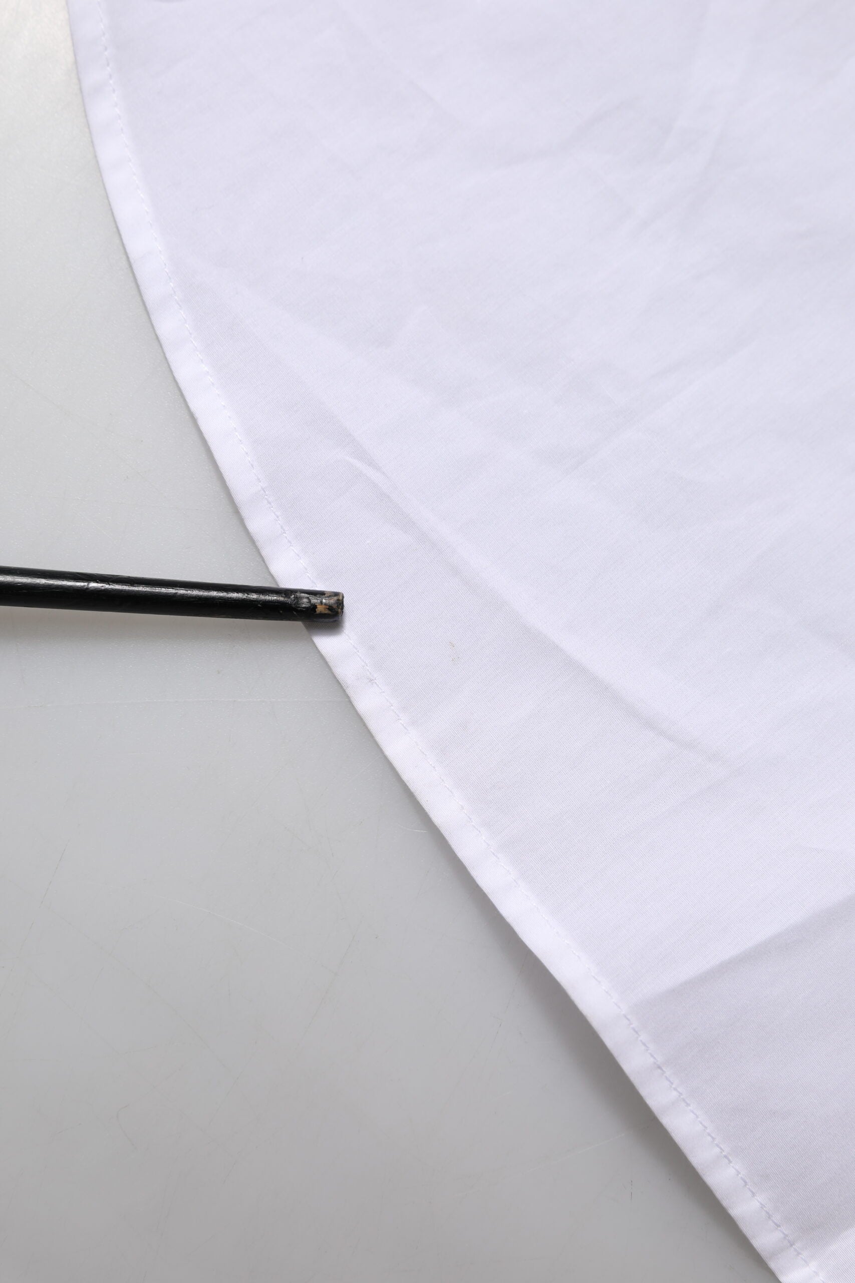 Dolce & Gabbana White Cotton Collared Shirt Long Sleeve Top | Regal Royce