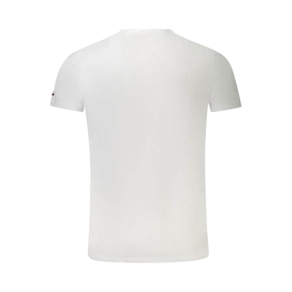 Pepe Jeans Bianco Cotton Men's T-Shirt | Regal Royce