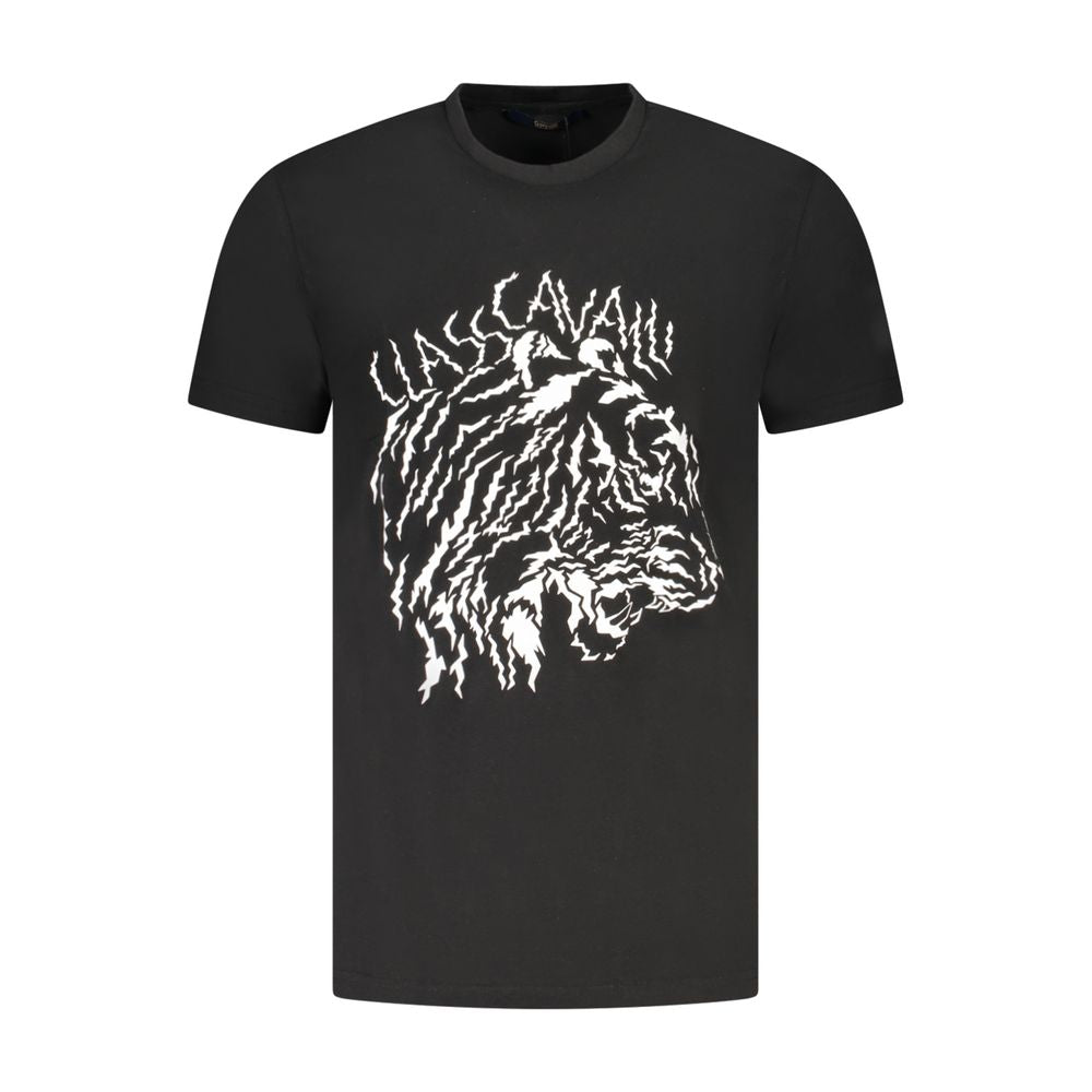 Cavalli Class White Cotton Men T-Shirt | Regal Royce