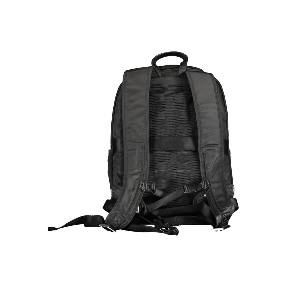 Guess Jeans Black Polyamide Men Backpack | Regal Royce