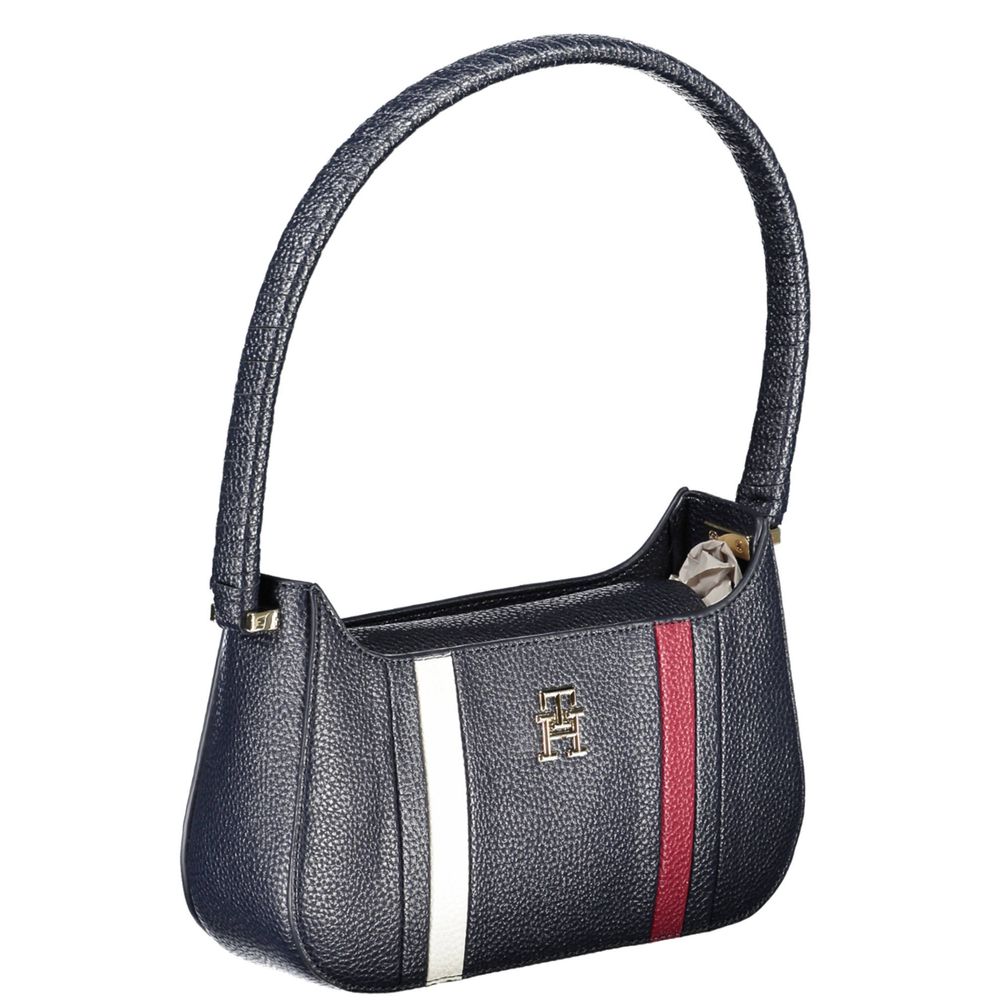Tommy Hilfiger Blue Polyurethane Women Handbag | Regal Royce