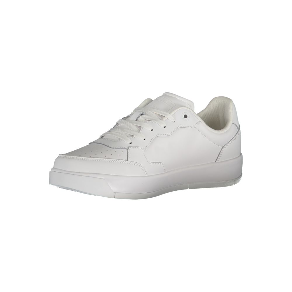 Tommy Hilfiger White Polyurethane Men's Sneaker | Regal Royce