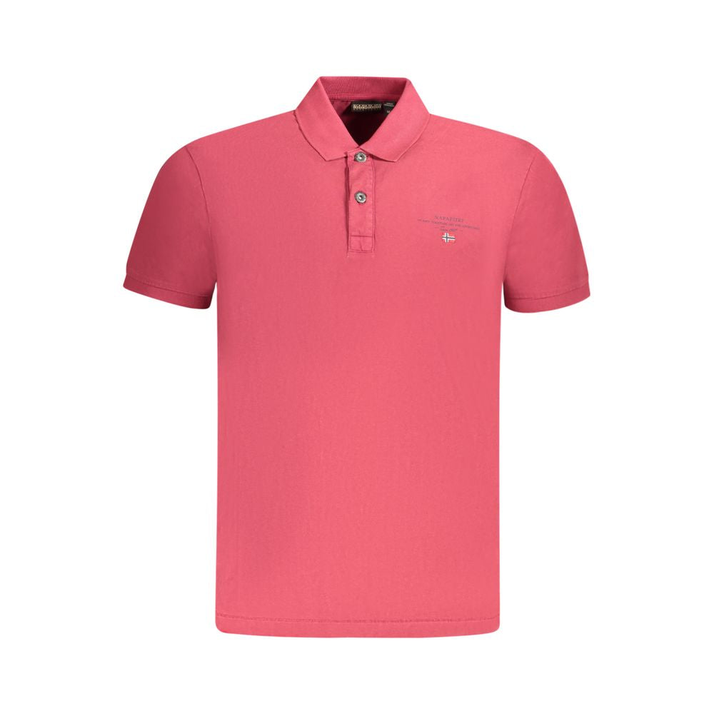 Napapijri Rosso Cotton Men Polo | Regal Royce