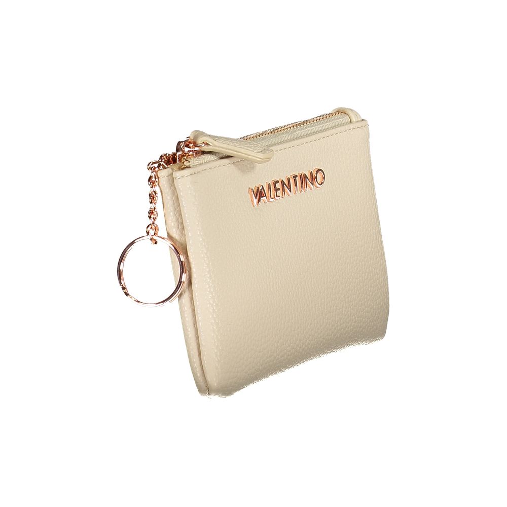 Mario Valentino Beige Polyethylene Women Wallet | Regal Royce