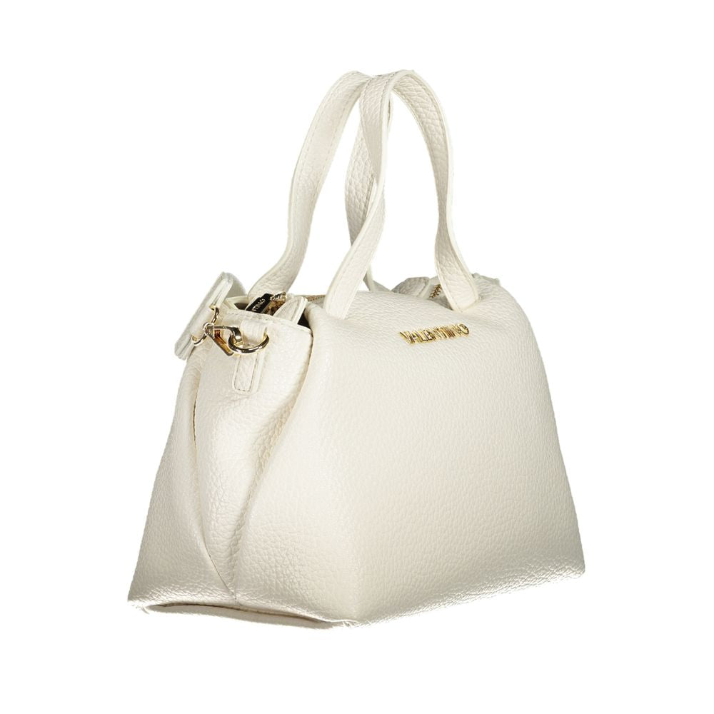 Mario Valentino Bianco Polyurethane Woman Handbag | Regal Royce