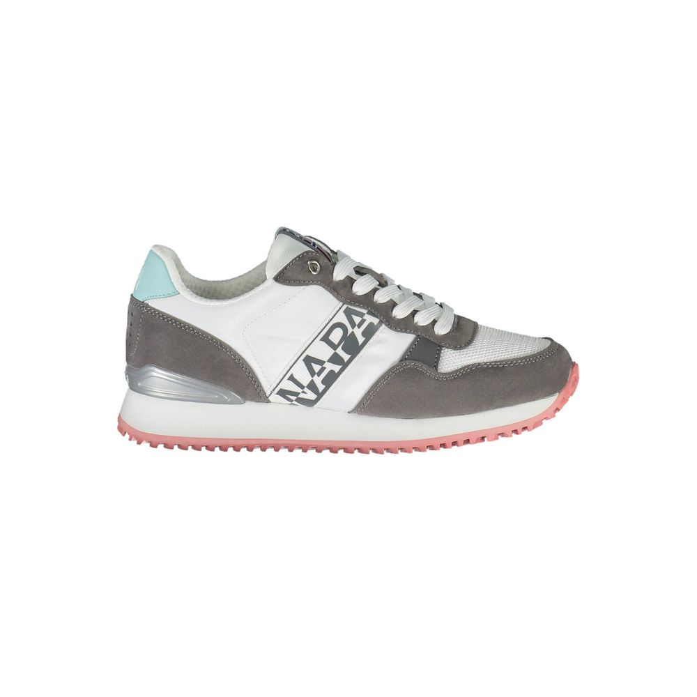 Napapijri White Polyester Women Sneaker | Regal Royce