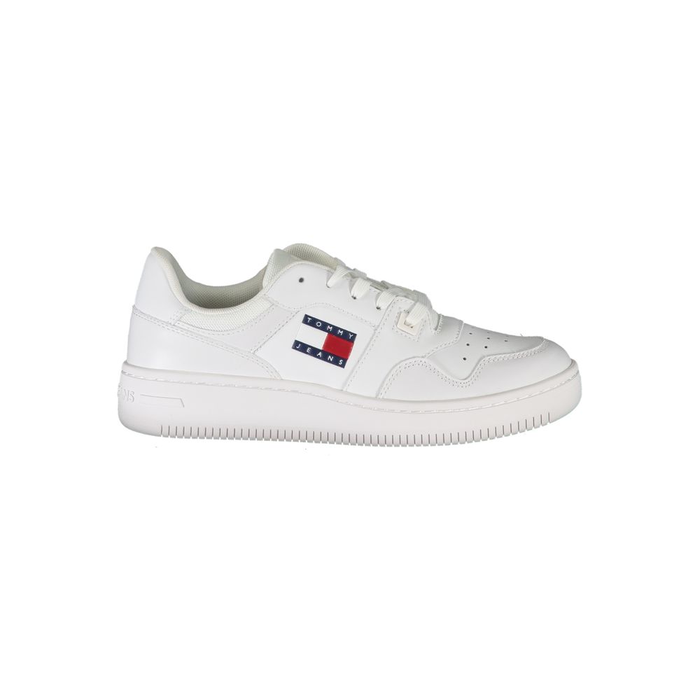 Tommy Hilfiger White Leather Women Sneaker | Regal Royce