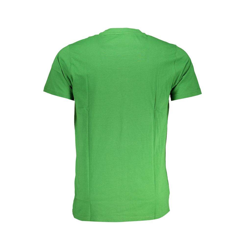 Cavalli Class Verde Cotton Men T-Shirt | Regal Royce