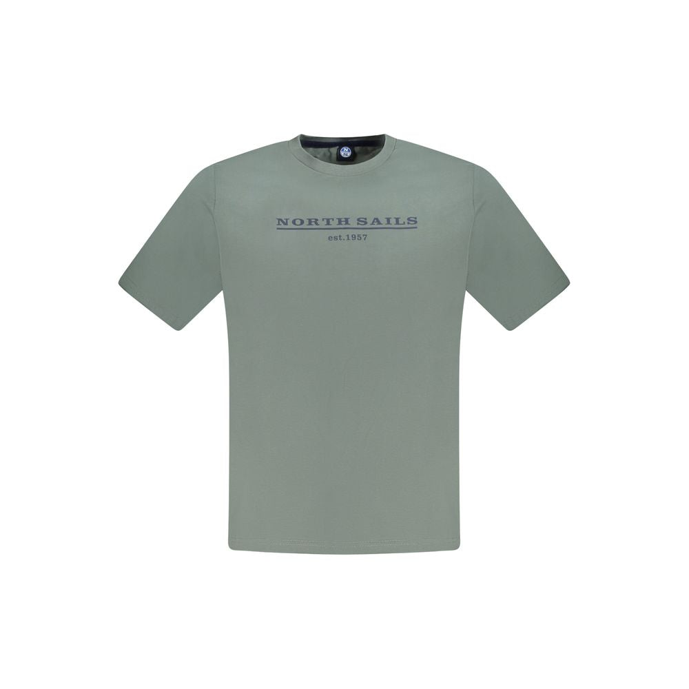 North Sails Verde Cotton Men T-Shirt | Regal Royce