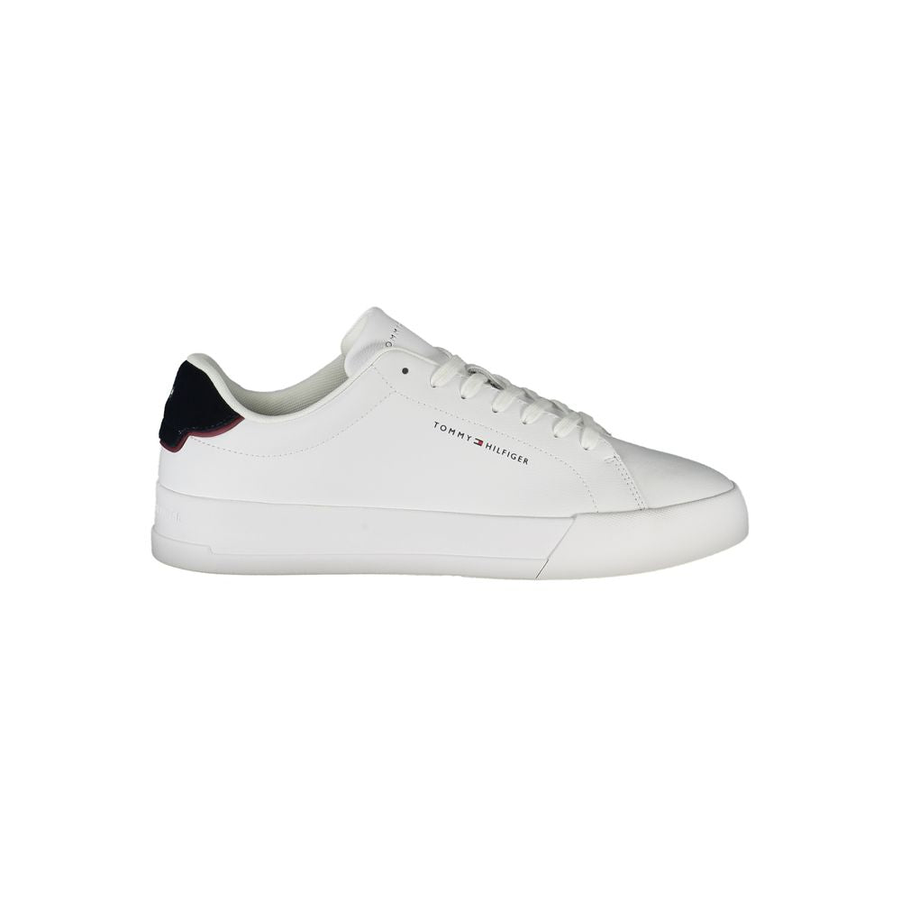 Tommy Hilfiger Bianco Polyurethane Men Sneaker | Regal Royce