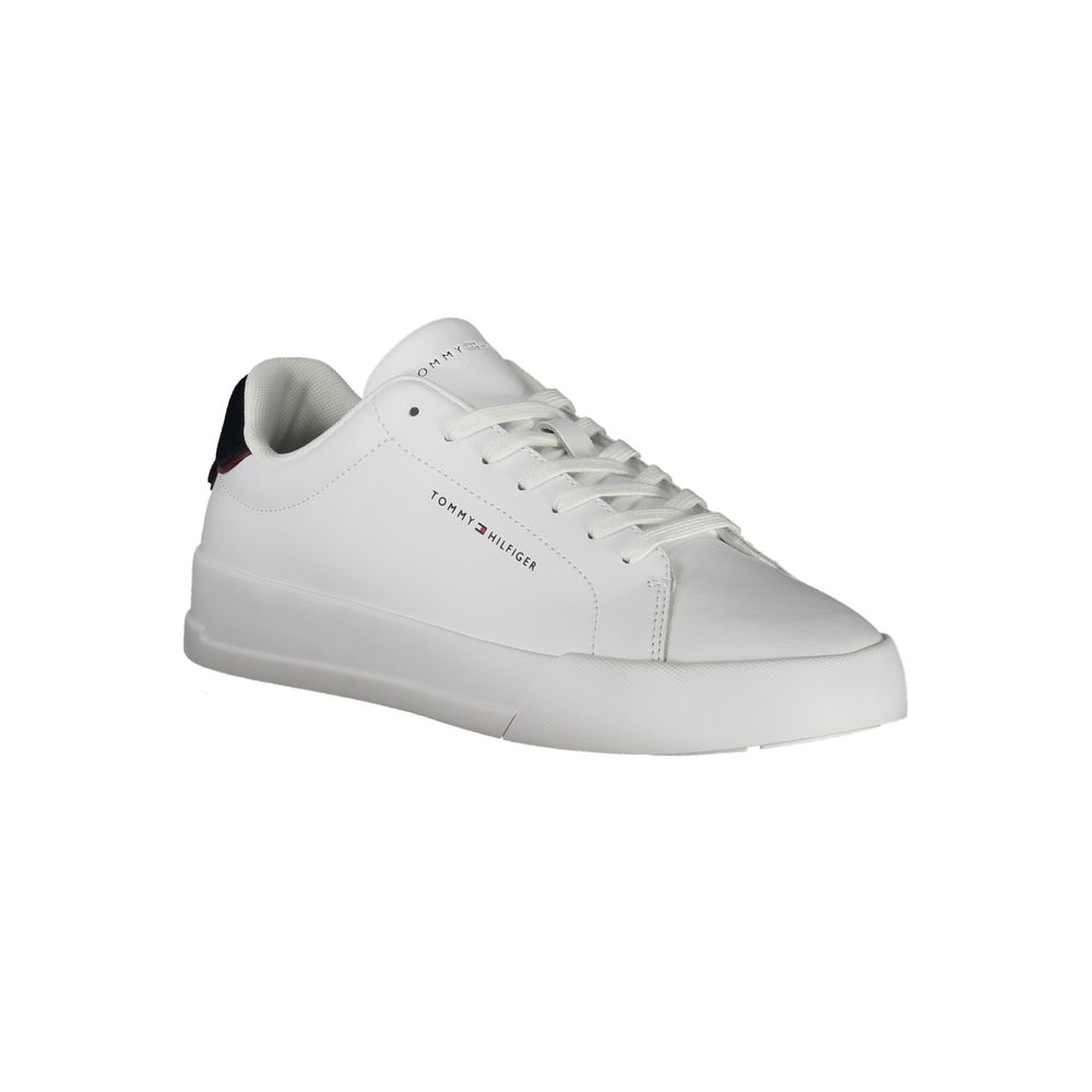 Tommy Hilfiger Bianco Polyurethane Men Sneaker | Regal Royce