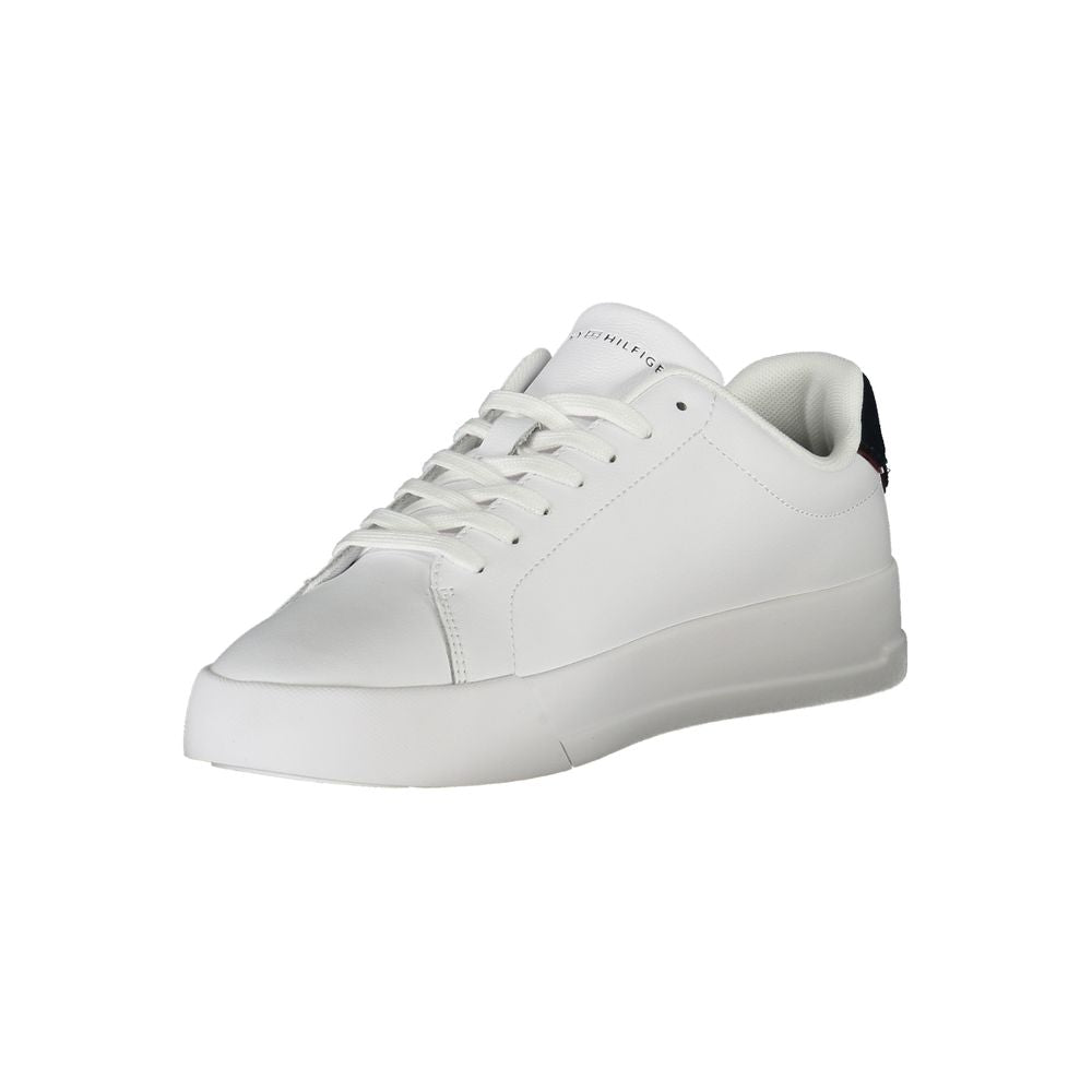 Tommy Hilfiger Bianco Polyurethane Men Sneaker | Regal Royce