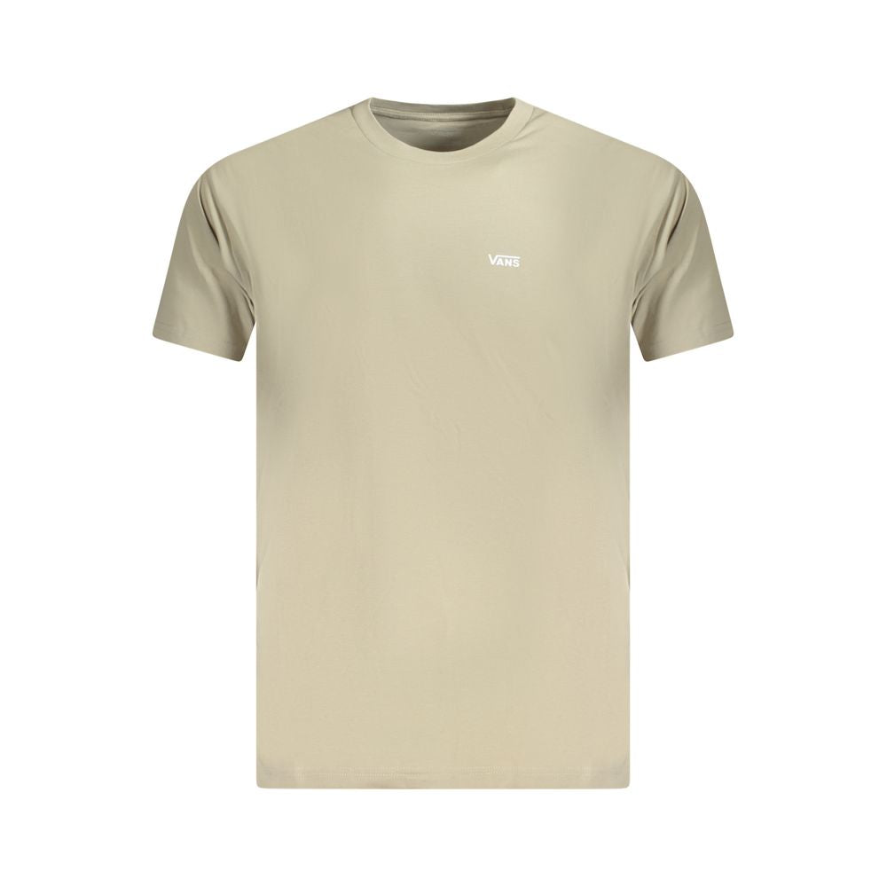 Vans Beige Cotton Men T-Shirt | Regal Royce