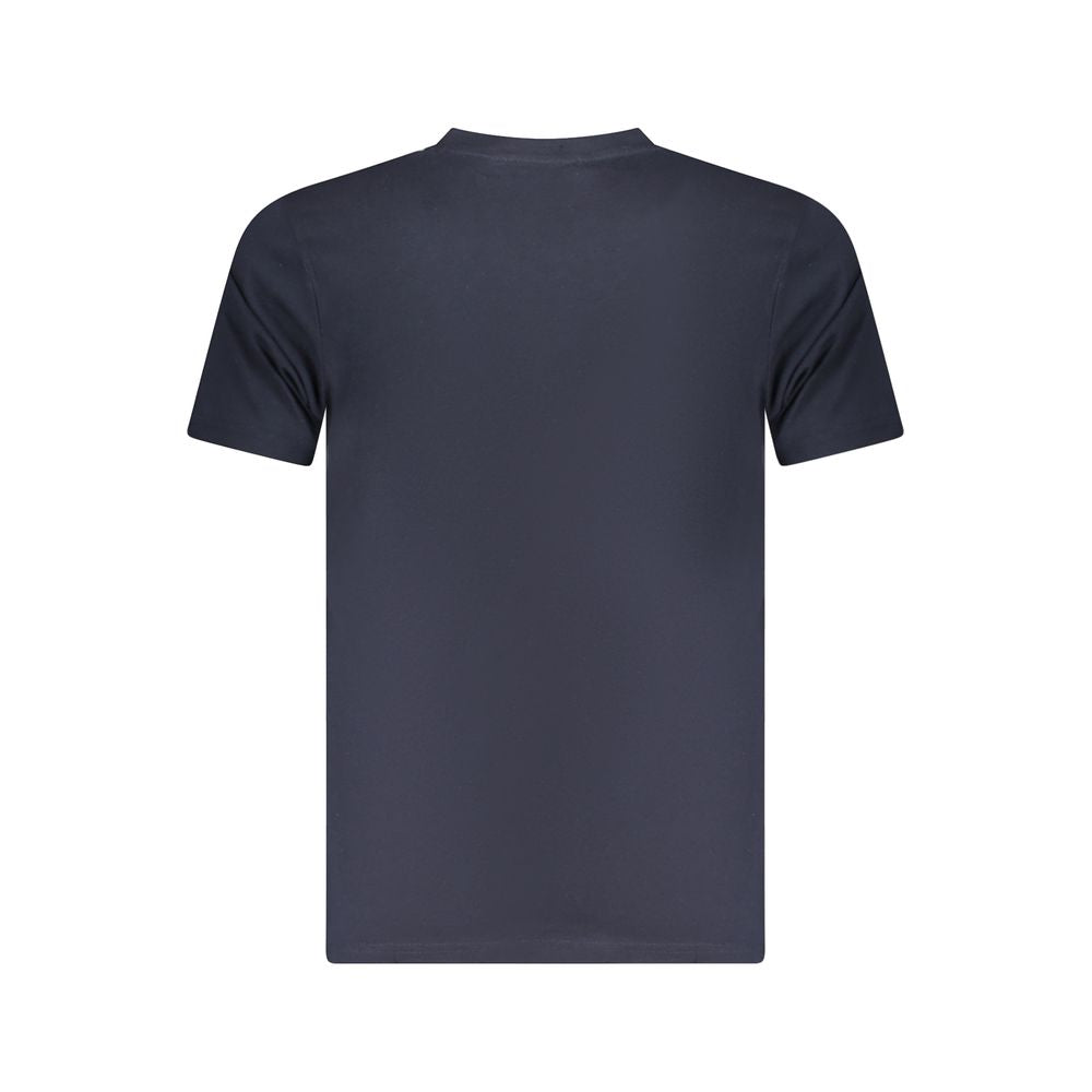 Cavalli Class Blu Cotton Men T-Shirt | Regal Royce
