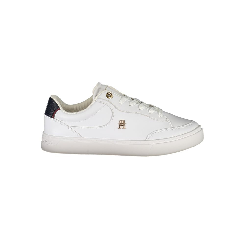 Tommy Hilfiger White Leather Women Sneaker | Regal Royce