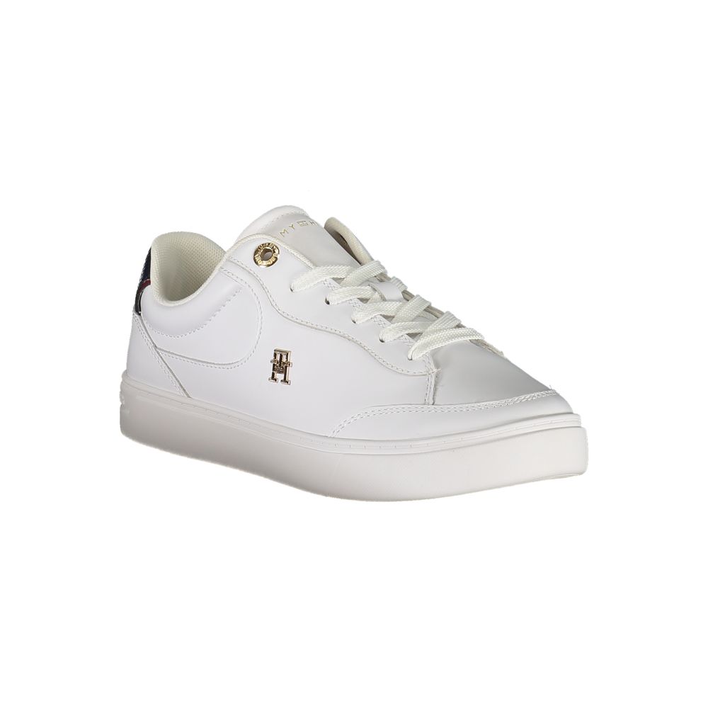 Tommy Hilfiger White Leather Women Sneaker | Regal Royce