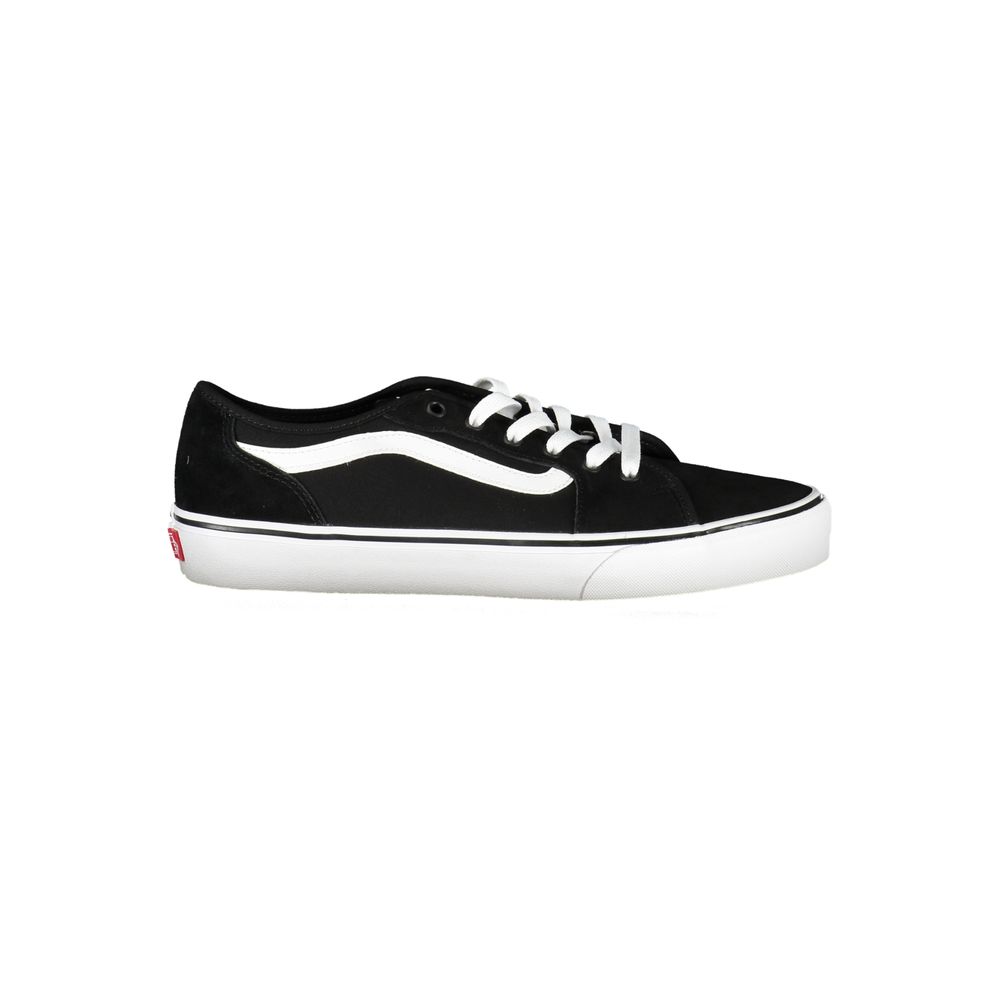 Vans Black Leather Men Sneaker | Regal Royce