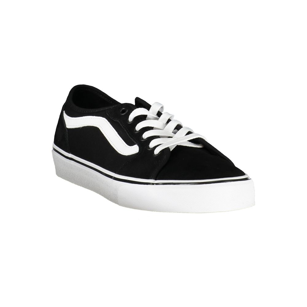 Vans Black Leather Men Sneaker | Regal Royce