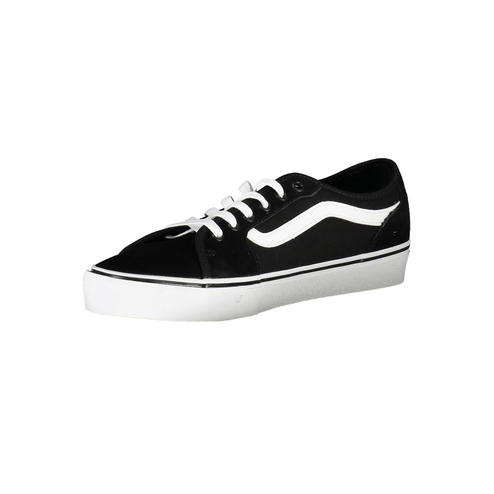 Vans Black Leather Men Sneaker | Regal Royce